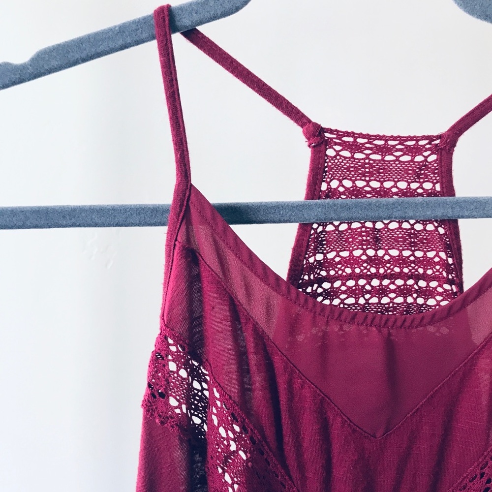MAURICES | Maroon Razorback Tank Top